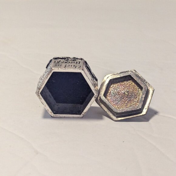 Vintage Silver Scenes Pewter Frog Box Whimsical Pill Mini Trinket Wales UK - Picture 2 of 7